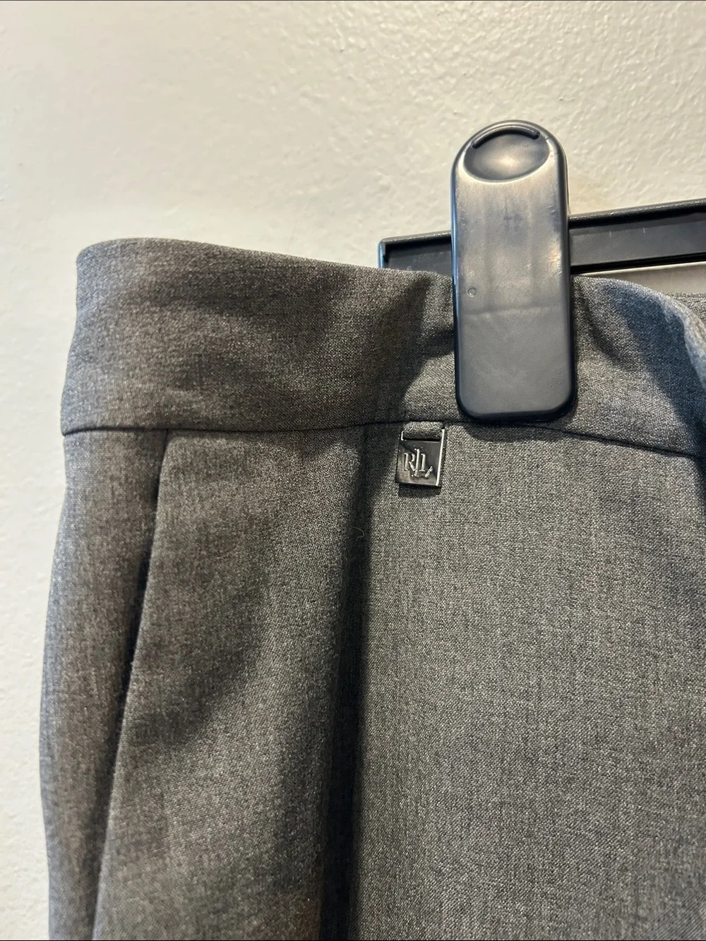 Lauren Ralph Lauren Men's Charcoal Dress Trousers